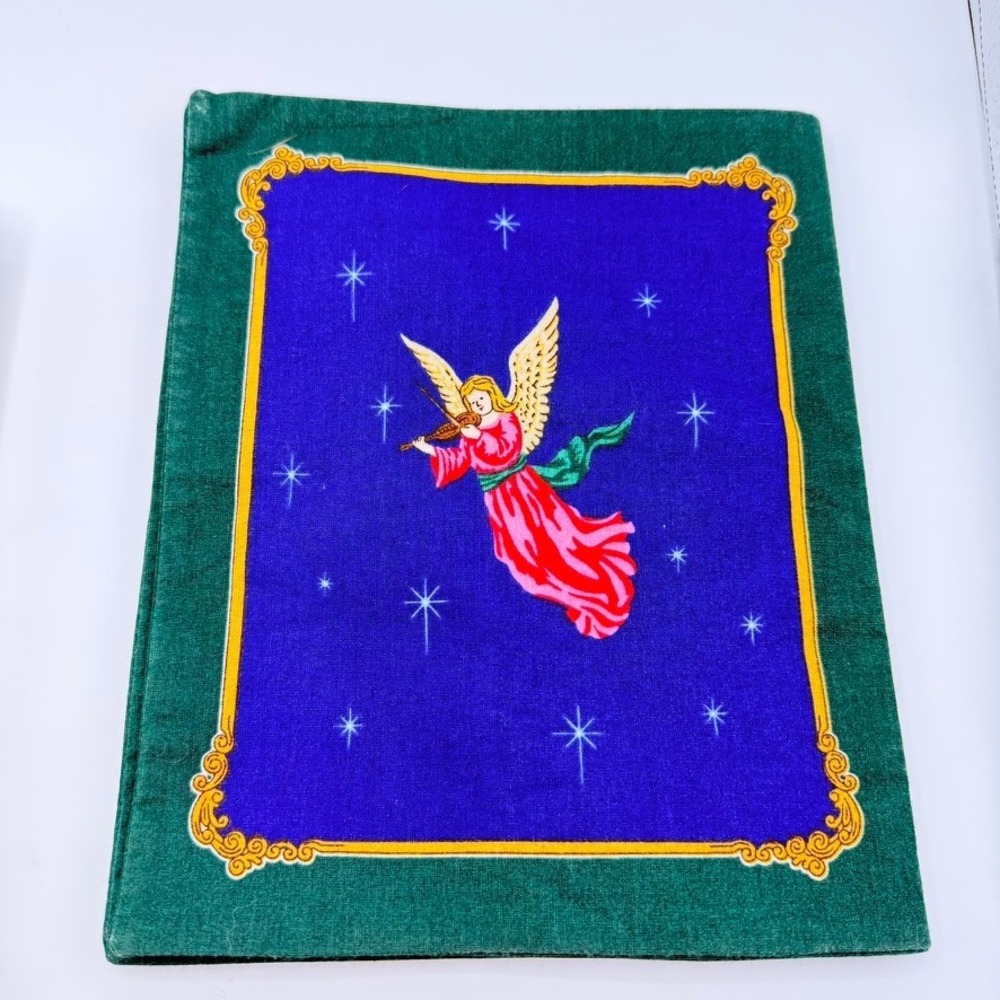 Vintage Christmas Cloth Book Set Littlest Soldier The Night Christ Was Born 2pc - Picture 6 of 7